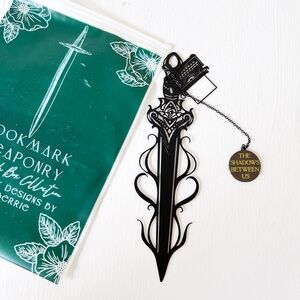 Dagger Bookmark Black The Shadows Between Us Metal Merwild Dark Gothic